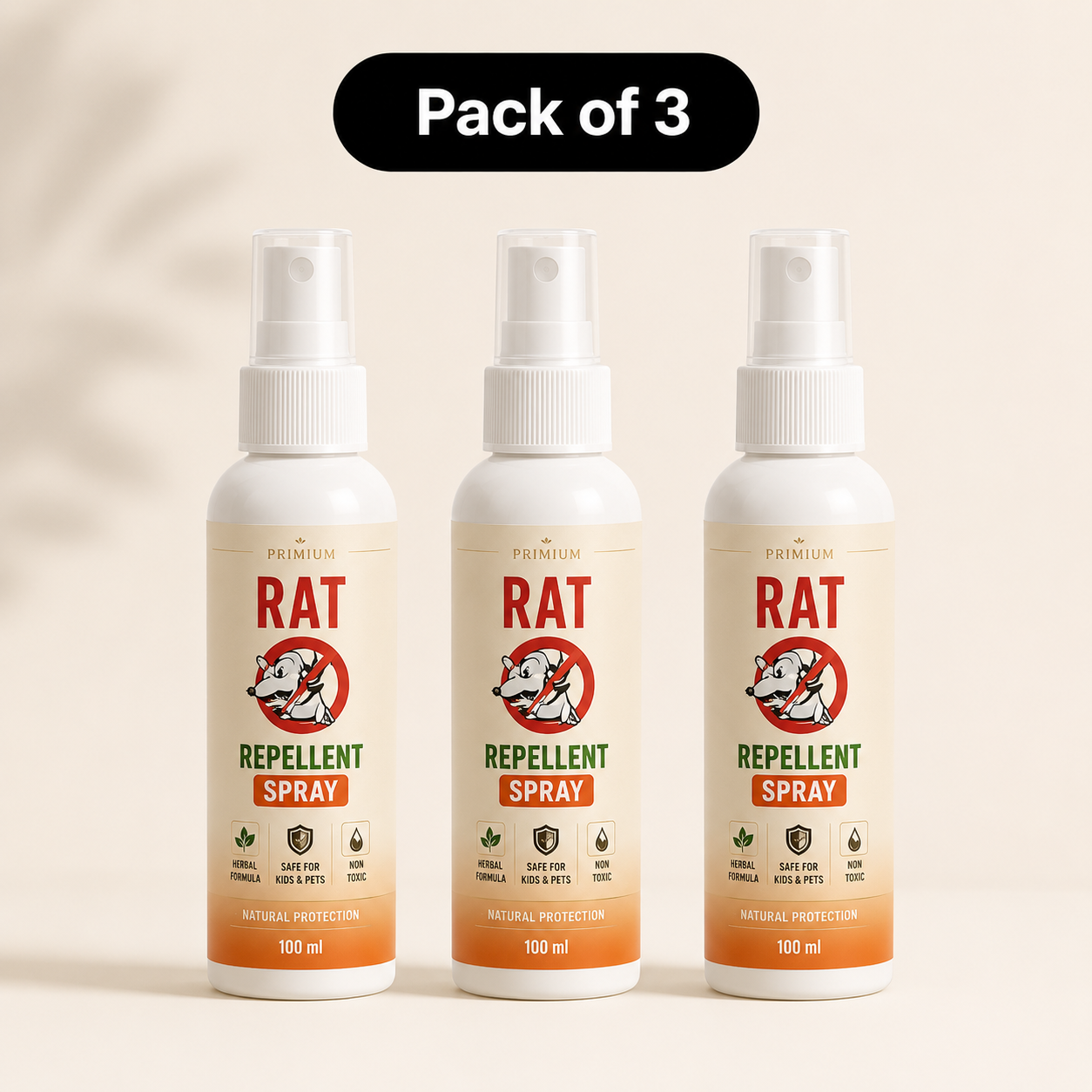 Rat Repellent Spray 50ML Buy 1 Get 2 Free