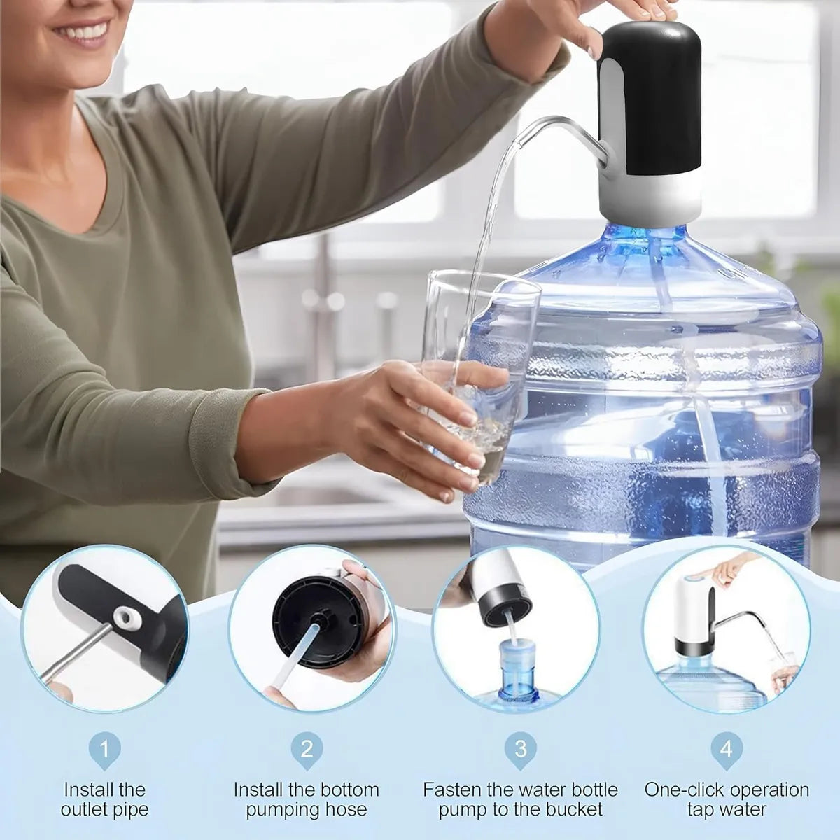 Primium Automatic Oil & Water Dispenser Pump