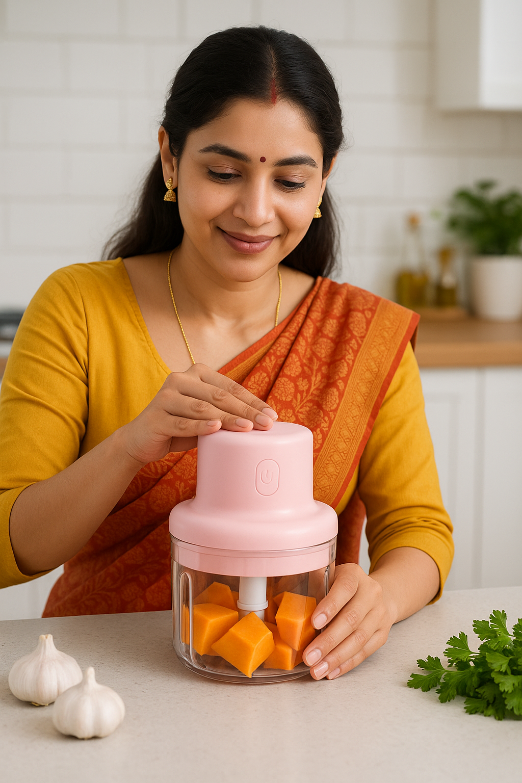 Primium Compact Electric Garlic Chopper